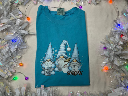 3 Let It Snow Gnomes (Blue)